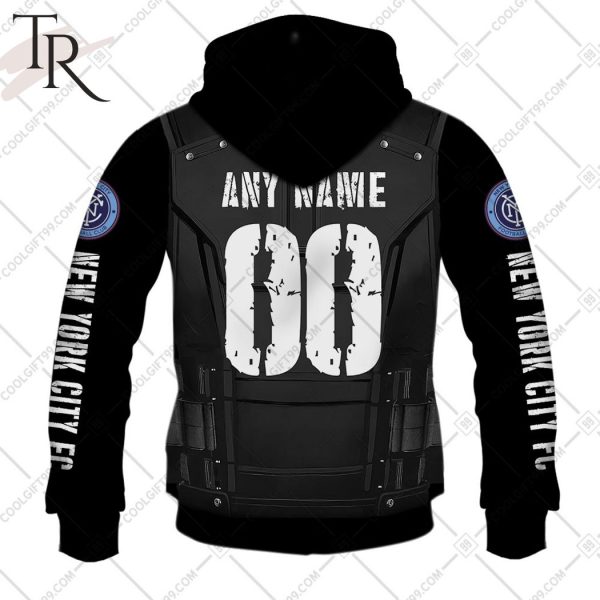 Personalized MLS New York City FC Punisher Design Hoodie