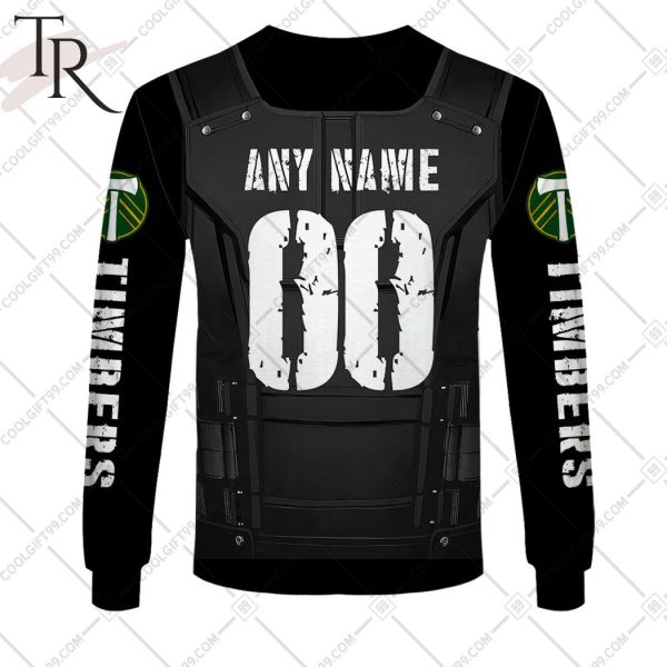 Personalized MLS Portland Timbers Punisher Design Hoodie