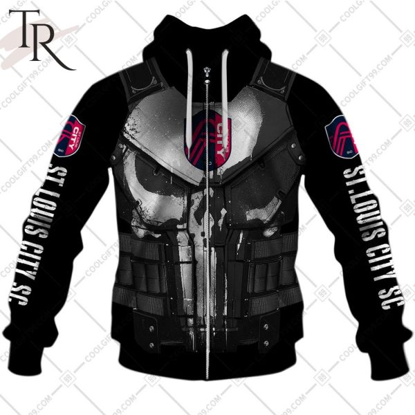 Personalized MLS St. Louis City SC Punisher Design Hoodie