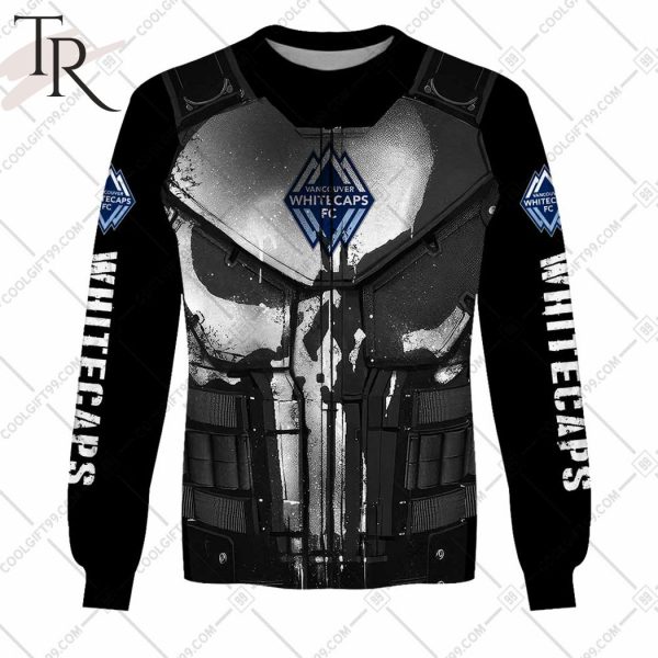 Personalized MLS Vancouver Whitecaps Punisher Design Hoodie