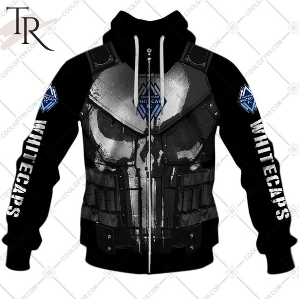 Personalized MLS Vancouver Whitecaps Punisher Design Hoodie