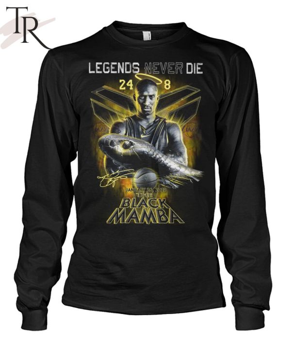 Legends Never Die January 26, 2020 The Black Mamba Unisex T-Shirt