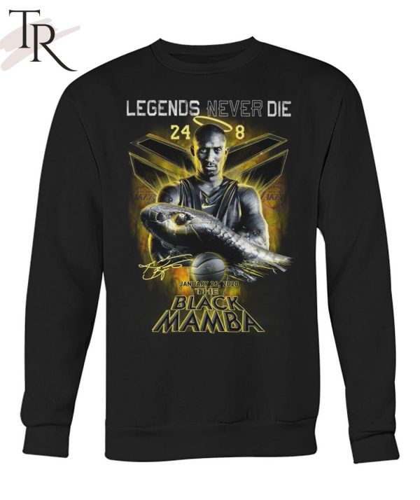 Legends Never Die January 26, 2020 The Black Mamba Unisex T-Shirt