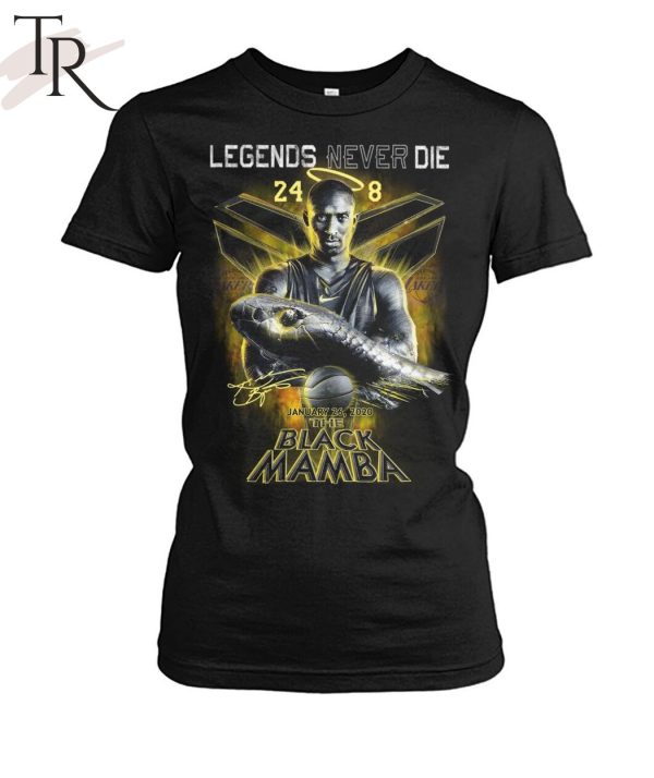 Legends Never Die January 26, 2020 The Black Mamba Unisex T-Shirt