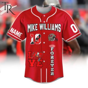 Custom Your Name And Number Mike Williams  19 Forever Thank You For The Memories Baseball Jersey