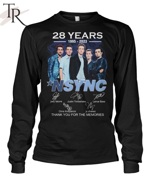 28 Years 1995 – 2023 NSYNC Thank You For The Memories Unisex T-Shirt