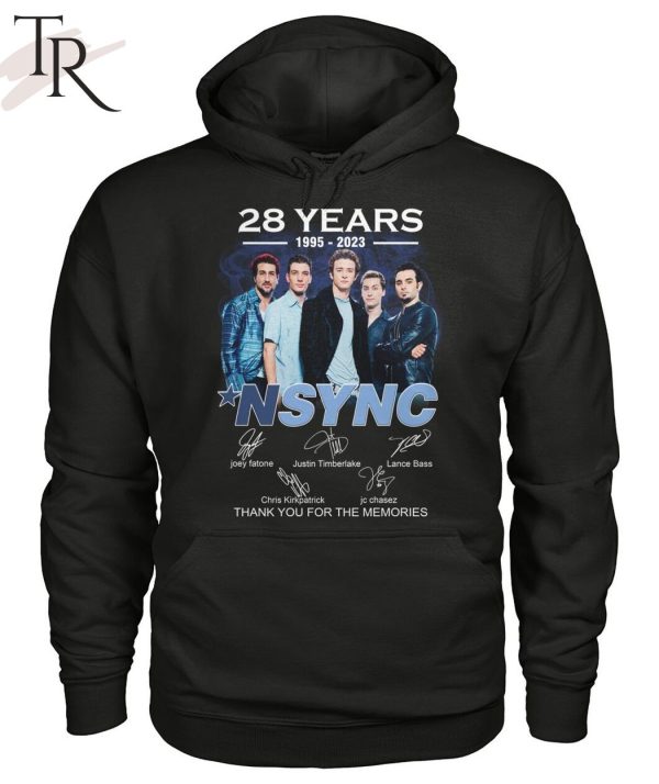 28 Years 1995 – 2023 NSYNC Thank You For The Memories Unisex T-Shirt