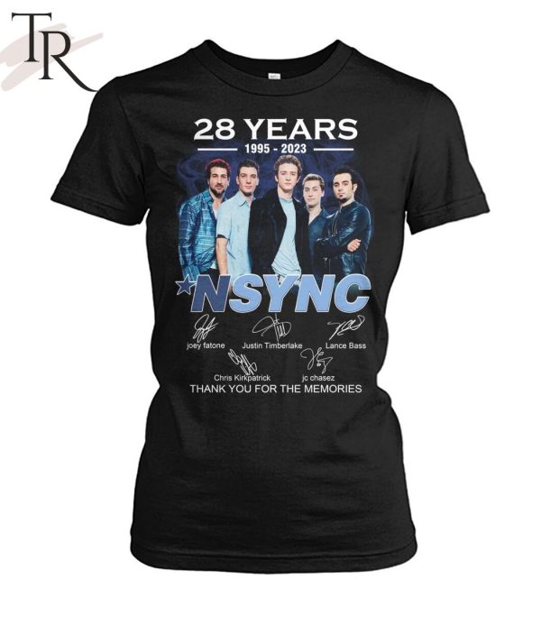 28 Years 1995 – 2023 NSYNC Thank You For The Memories Unisex T-Shirt