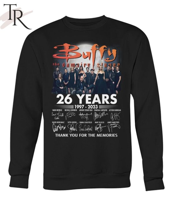 Buffy the Vampire Slayer 26 Years 1997 – 2023 Thank You For The Memories Unisex T-Shirt