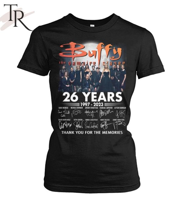 Buffy the Vampire Slayer 26 Years 1997 – 2023 Thank You For The Memories Unisex T-Shirt