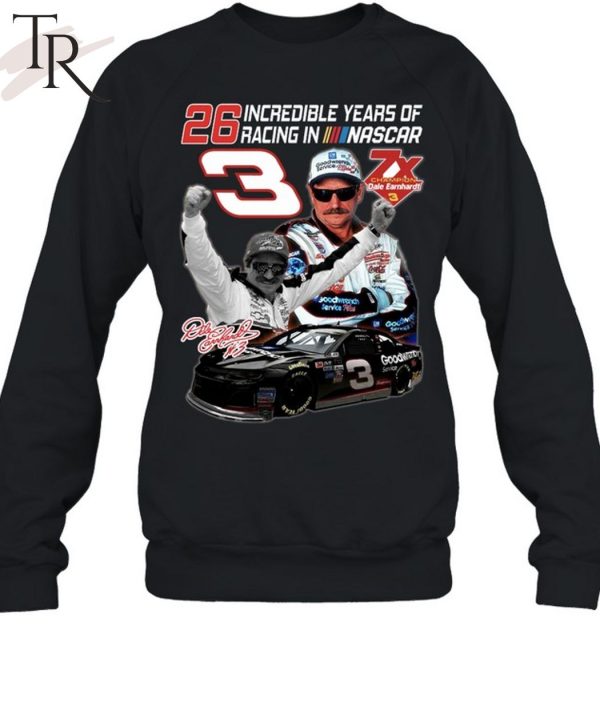 Dale Earnhardt 26 Incredible Years of Racing Unisex T-Shirt