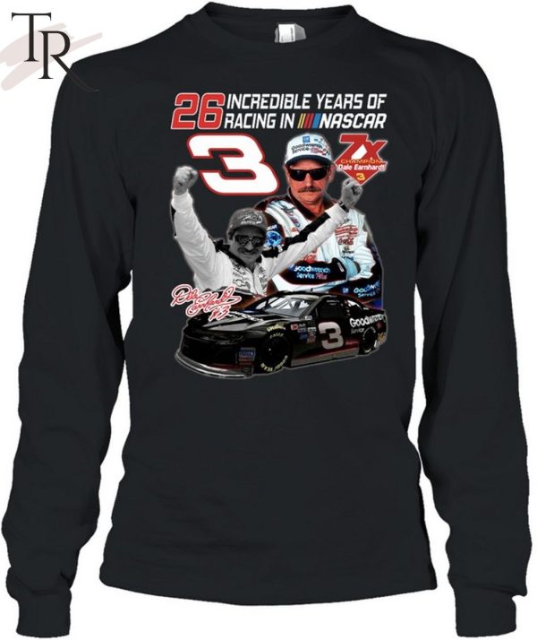 Dale Earnhardt 26 Incredible Years of Racing Unisex T-Shirt