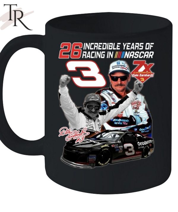 Dale Earnhardt 26 Incredible Years of Racing Unisex T-Shirt