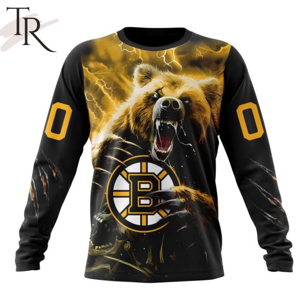 NHL Boston Bruins Fear The Bear Special Design Hoodie