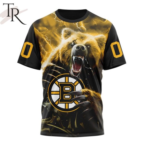 NHL Boston Bruins Fear The Bear Special Design Hoodie