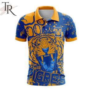 LIGA MX Tigres UANL Special Design With Team Signature Polo Shirt