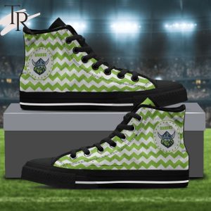 Personalized Mens Womens NRL Canberra Raiders High Top Sneaker For Fan Limited Edition