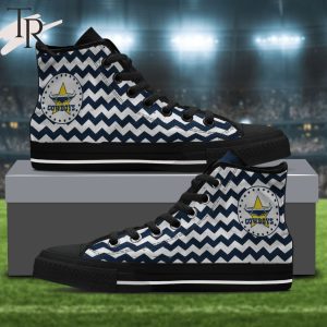 Personalized Mens Womens NRL North Queensland Cowboys High Top Sneaker For Fan Limited Edition