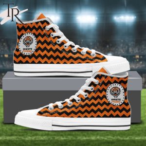 Personalized Mens Womens NRL Wests Tigers High Top Sneaker For Fan Limited Edition