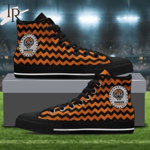 Personalized Mens Womens NRL Wests Tigers High Top Sneaker For Fan Limited Edition