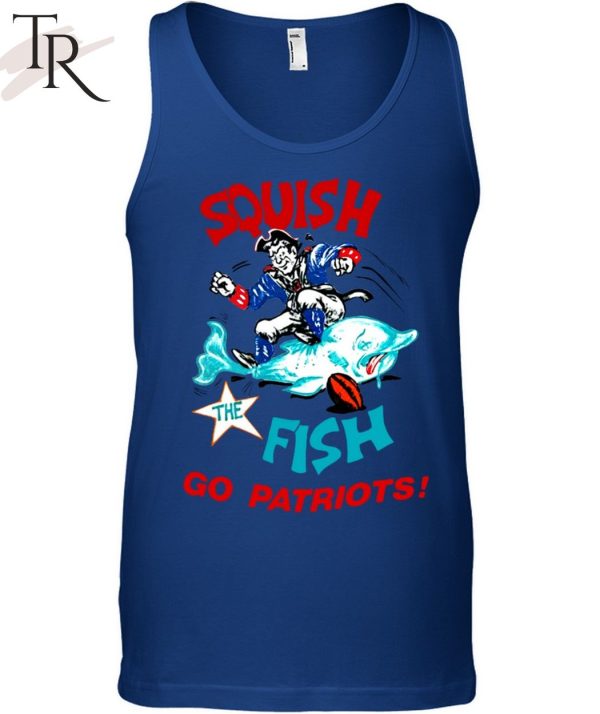 Squish Fish Go Patriots Unisex T-Shirt