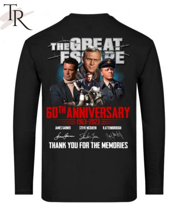 The Great Escape 60th Anniversary 1963 – 2023 Thank You For The Memories Unisex T-Shirt