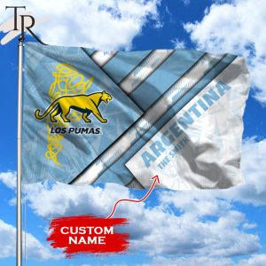 RUGBY WORLDCUP 2023 Argentina Custom Name Flag