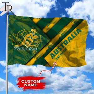 RUGBY WORLDCUP 2023 Australia Custom Name Flag