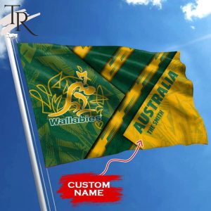 RUGBY WORLDCUP 2023 Australia Custom Name Flag