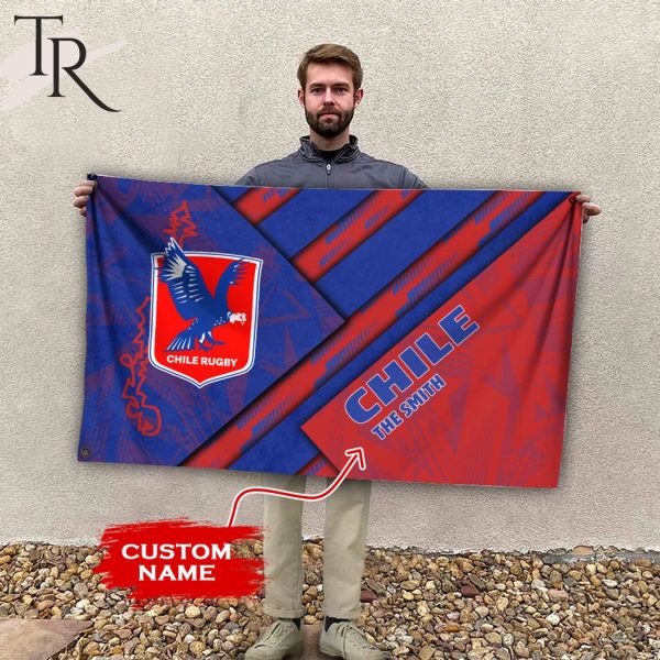 RUGBY WORLDCUP 2023 Chile Custom Name Flag