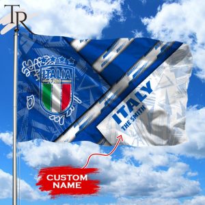 RUGBY WORLDCUP 2023 Italy Custom Name Flag