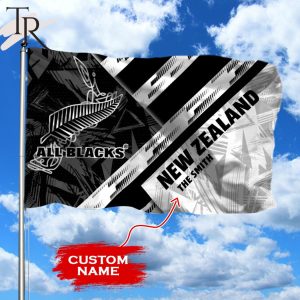 RUGBY WORLDCUP 2023 New Zealand Custom Name Flag