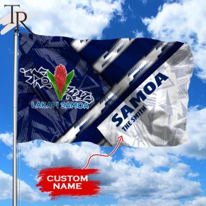RUGBY WORLDCUP 2023 Samoa Custom Name Flag