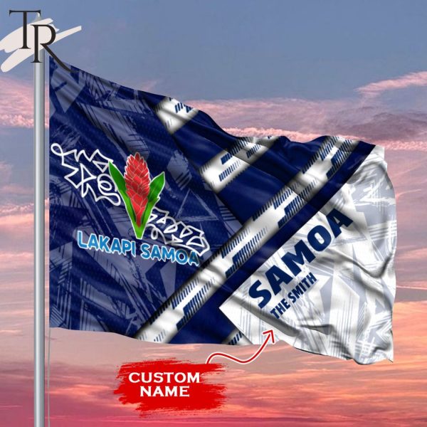 RUGBY WORLDCUP 2023 Samoa Custom Name Flag