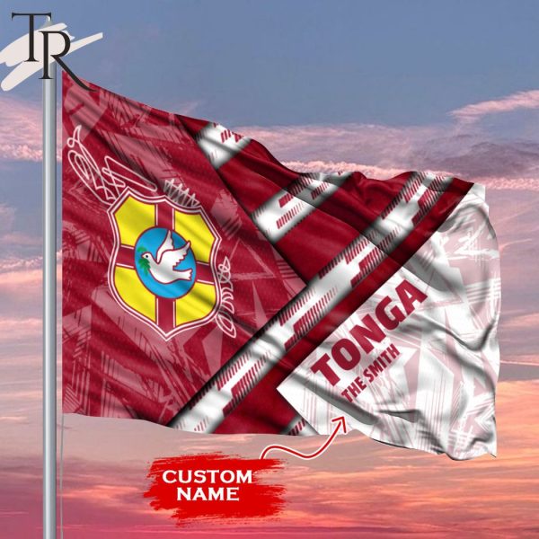 RUGBY WORLDCUP 2023 Tonga Custom Name Flag