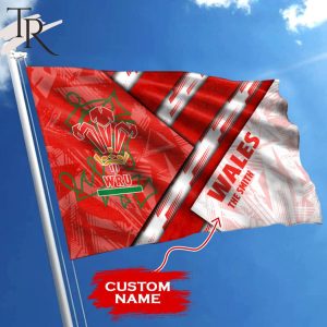 RUGBY WORLDCUP 2023 WALES Custom Name Flag
