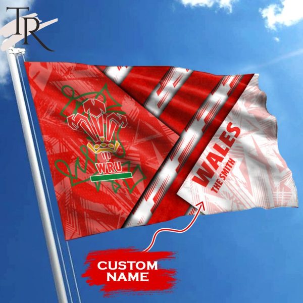 RUGBY WORLDCUP 2023 WALES Custom Name Flag