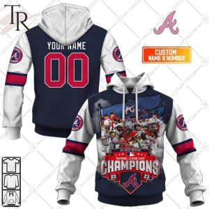 Atlanta Braves MLB Logo And Camo Pattern All Over Print 3D Hoodie