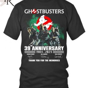 39th Anniversary 1984 – 2023 Ghostbusters Signature Limited Edition T-Shirt