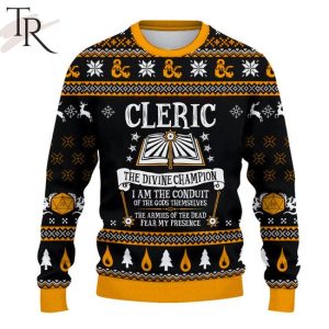 Dungeons & Dragons Classes Cleric Sweater