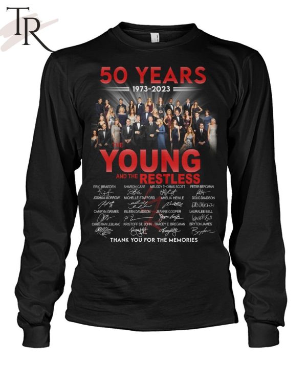 50 Years 1973 – 2023 The Young And The Restless Thank You For The Memories Unisex T-Shirt