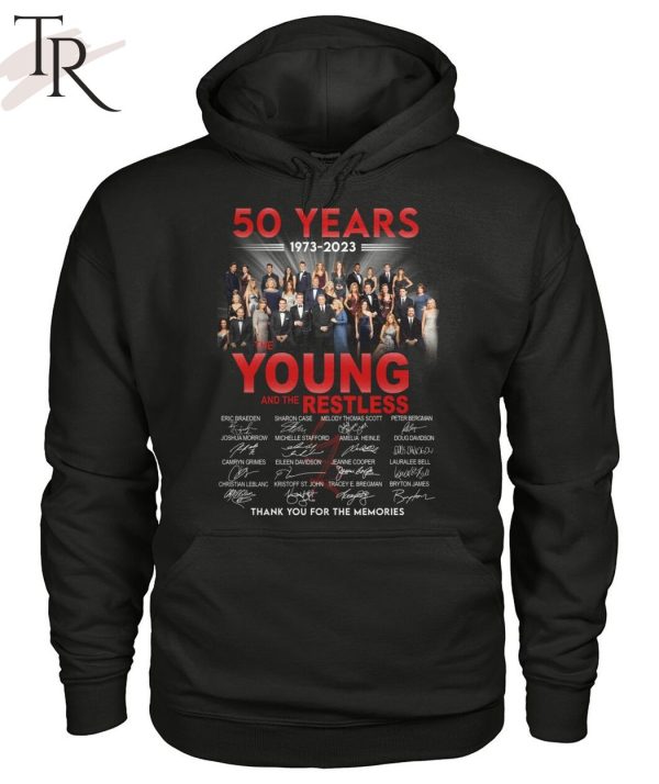 50 Years 1973 – 2023 The Young And The Restless Thank You For The Memories Unisex T-Shirt