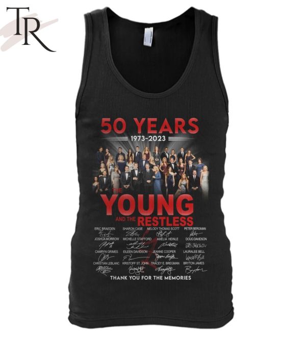 50 Years 1973 – 2023 The Young And The Restless Thank You For The Memories Unisex T-Shirt