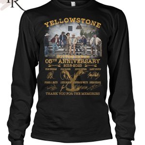 Yellowstone Dutton Ranch 05th Anniversary 2018 – 2023 Thank You For The Memories Unisex T-Shirt