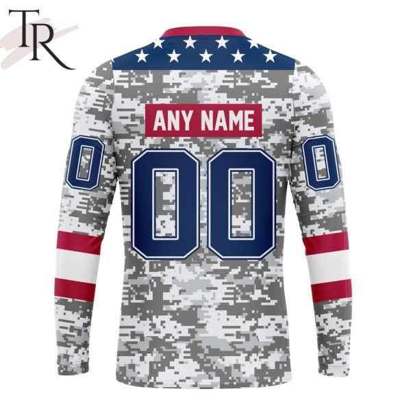 NHL Arizona Coyotes Special Camo Design For Veterans Day Hoodie