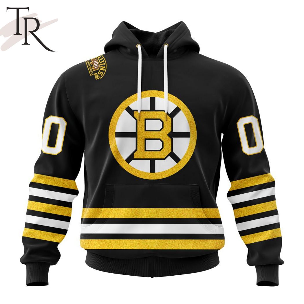 AGR Black And Gold Boston Bruins Hockey Sweatshirt in 2023