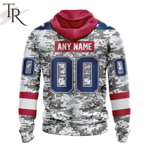 NHL Chicago Blackhawks Special Camo Design For Veterans Day Hoodie