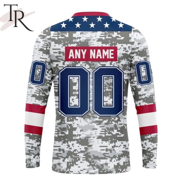 NHL Chicago Blackhawks Special Camo Design For Veterans Day Hoodie