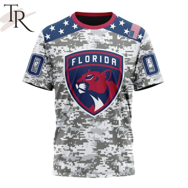 Florida panthers veterans store day jersey