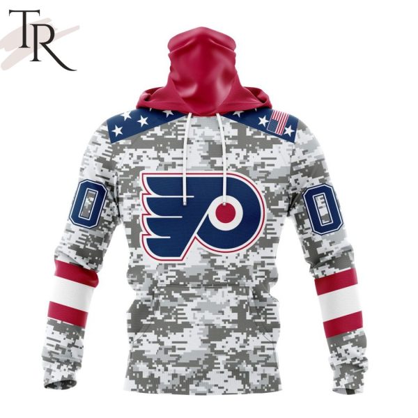 NHL Philadelphia Flyers Special Camo Design For Veterans Day Hoodie